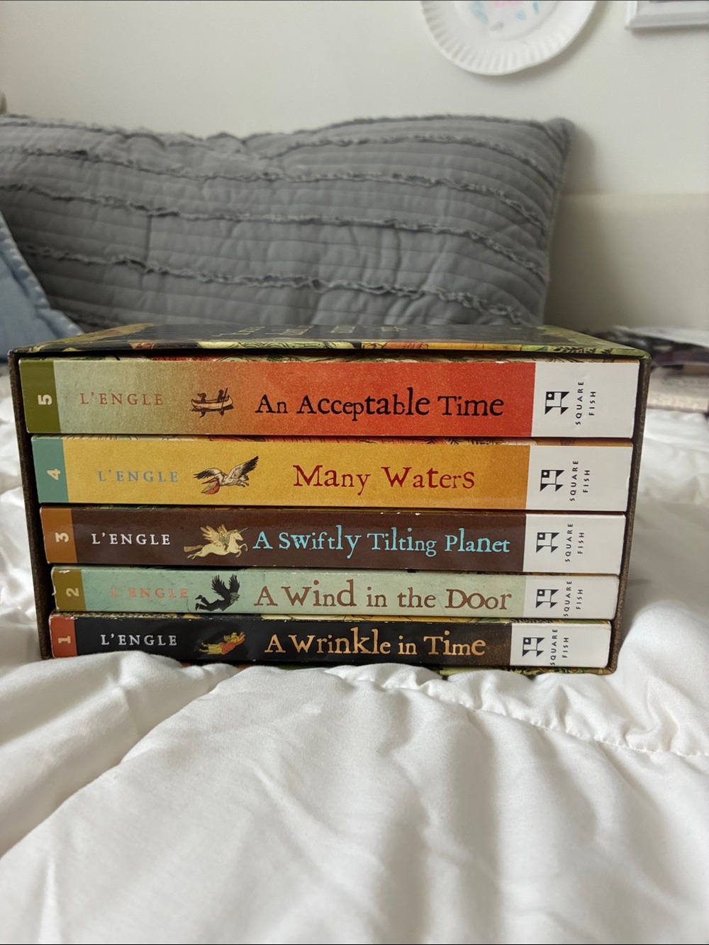 Wrinkle Time by Madeleine L'Engle Illustrated Book Set - 5 books